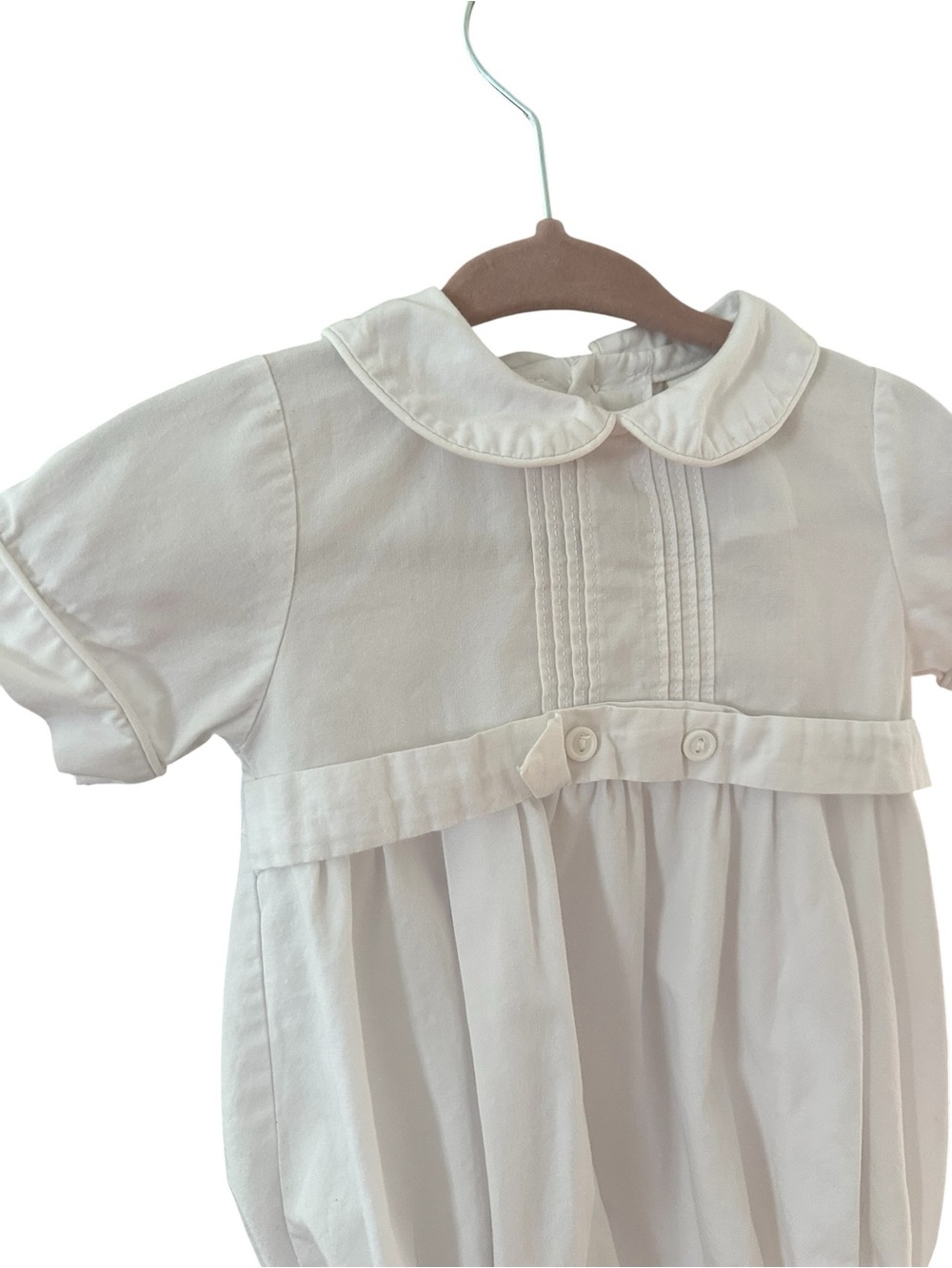 Vintage Alexis Baby White Bubble Romper, 3 months - Picture 2 of 8